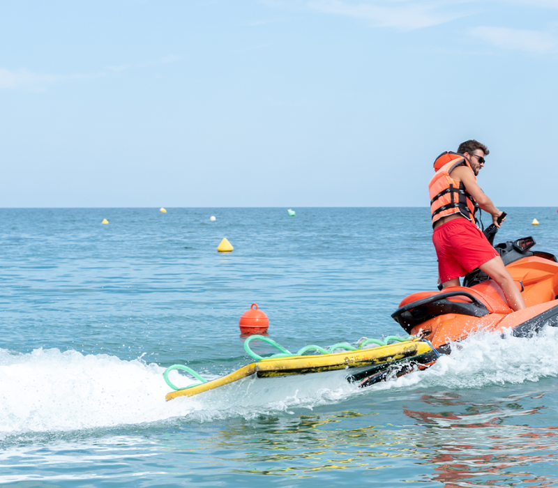jet skiing